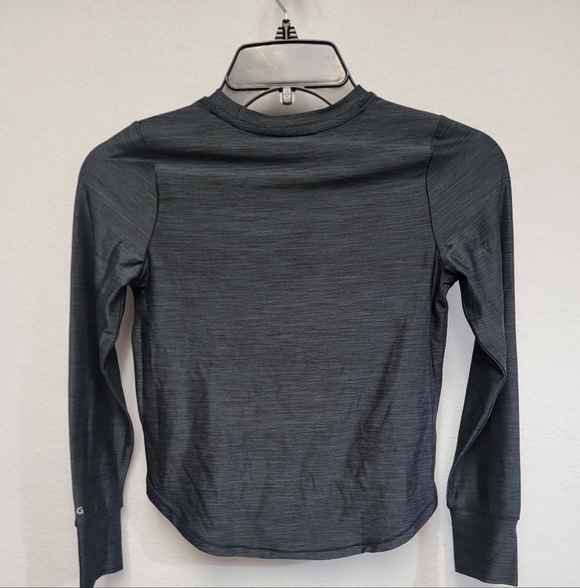 DSG Girls 365 Pure Black Long Sleeve Tee In Small (8-9) Great For Layering - Picture 5 of 12